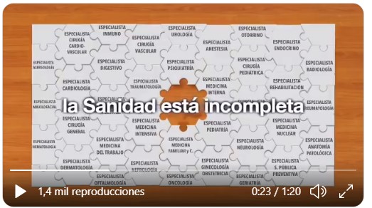 la sanidad esta incompleta especialidad MUE