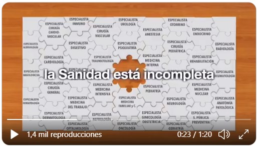 la sanidad esta incompleta especialidad MUE